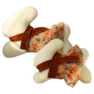 可爱新款兔子松软仿小羊羔毛抱枕办公室客厅沙发靠枕女生午休靠垫