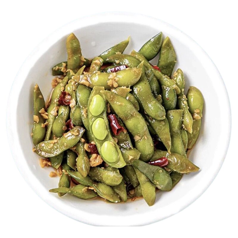 香辣毛豆KTV冷冻小吃即食商用麻辣大包整箱批卤味熟食凉拌菜餐饮