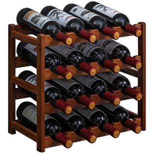 红酒收纳架冰箱蜂窝酒瓶托置物架酒柜内支架摆件盒放啤酒瓶的架子