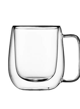 防烫双层玻璃水杯咖啡牛奶杯