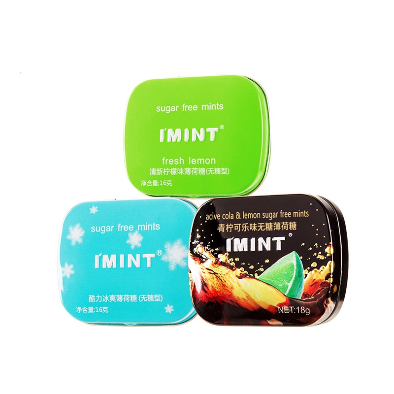 IMINT清新口气提神无糖薄荷糖