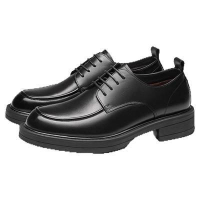 冬季新款加绒保暖商务正装皮鞋男