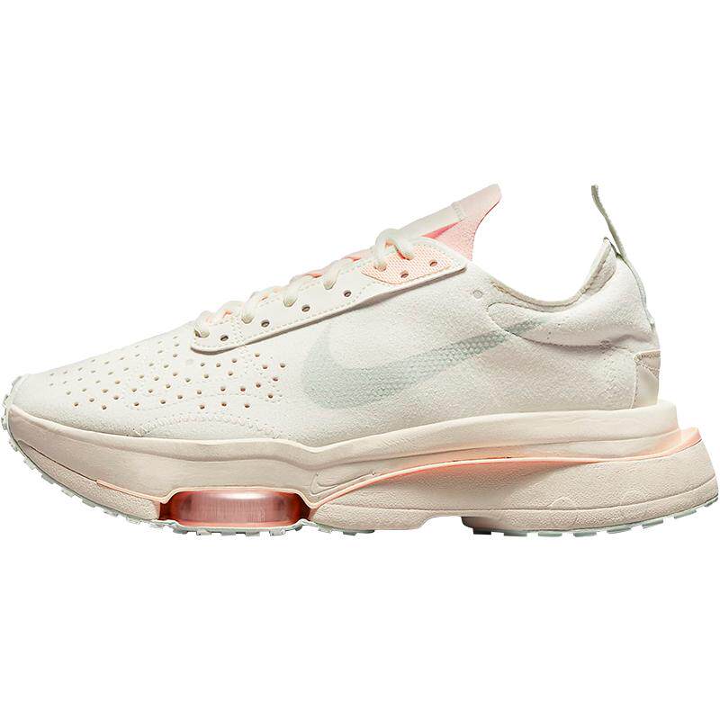 Nike/耐克AIR ZOOM白色粉色绿色女子跑步气垫休闲鞋CZ1151-101