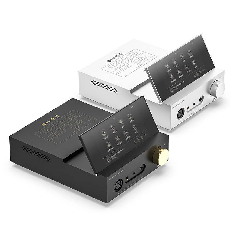 山灵EM7 EM5数播流媒体转盘前级播放器 HiFi解码耳放桌面一体机