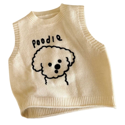 不二妈卡通针织衫百搭日系春秋潮