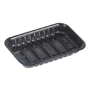 1914一次性透明塑料生鲜食品托盘超市用蔬菜肉类长方形包装盒1912