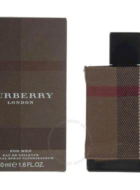 香港直邮BURBERRY博柏利伦敦布格清新爽朗男士淡香水50/100ml正品