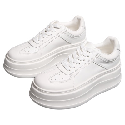 内增高圆头休闲鞋波鞋