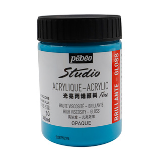 贝碧欧pebeo光亮丙烯颜料套装浇筑手绘画鞋防水专业初学者300ml手绘彩绘石头炳稀流体画金属色贝碧欧旗舰店