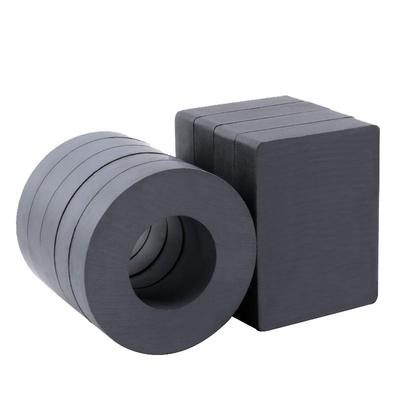 吸铁石强力磁铁强磁片环形磁铁玩具圆形磁长方形方块黑色磁石磁力