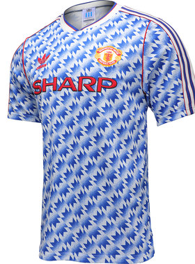 Adidas曼联复刻1990-92赛季客场