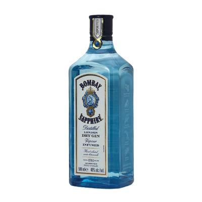 孟买蓝宝石金酒500ml 伦敦干金酒 基酒调酒英国进口洋酒正品行货