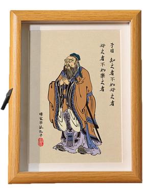 春秋家语桌面装饰摆件孔夫子像