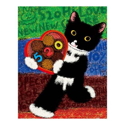 3djp牛牛斯顿平面塑料拼图500片