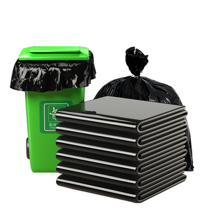 大号垃圾袋免撕加厚黑色酒店物业环卫餐饮塑料袋子超大特大桶商用