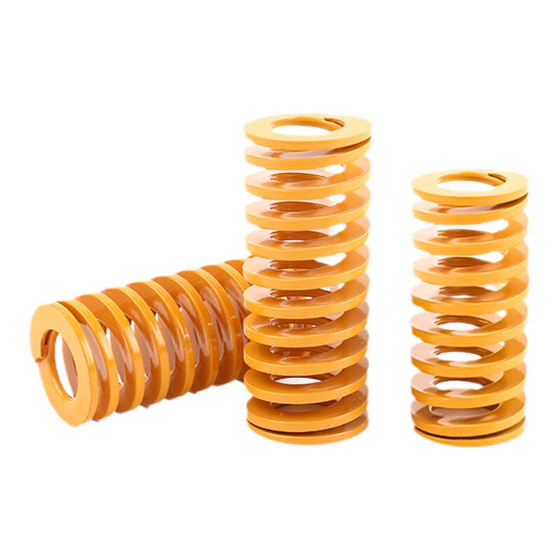 模具弹簧压簧 黄色国产日标65MN TF 高强度扁线压缩矩形弹簧