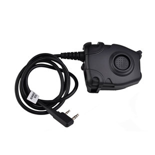 元素Z-TAC/zPeltor/对讲机发射开关耳机通讯按键PTT手台连接线