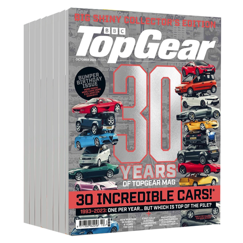 【现货单期/订购】BBC TopGear 2024年12期订阅 英国广播公司汽车英语杂志英文期刊2023年国外刊过期杂志订阅