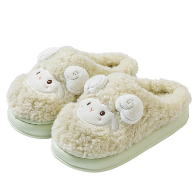 小羊棉拖鞋女款2025新款保暖防滑