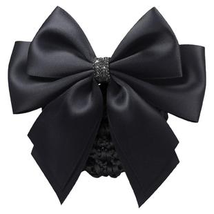 护士头花女网兜酒店银行上班盘头发网服务员丸子头饰发饰2026新款