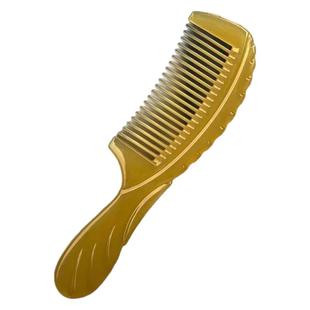 高档宽齿梳子发熟胶木梳牛津梳子女士长发牛筋加厚牛角梳静电按摩