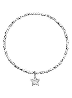 顺庆银楼足银S9999允星手链女款