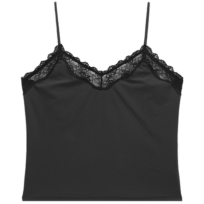 OCHIRLY欧时力花边短款吊带背心