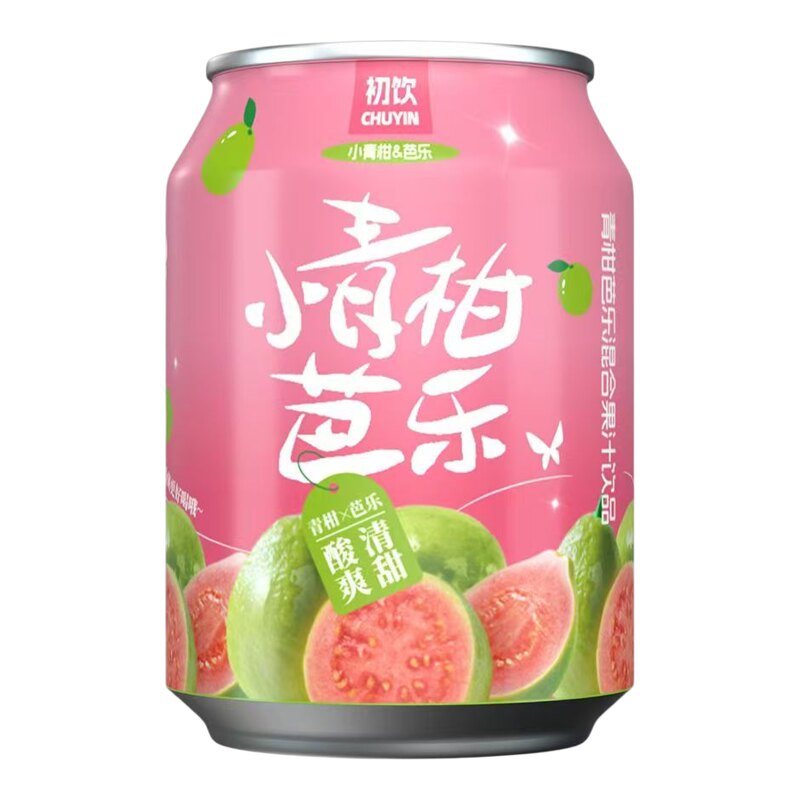 初饮拉罐新品橘皮油柑青柑芭乐