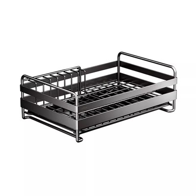 不占位置的沥水碗碟架储物架