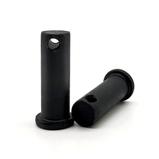 45钢淬火加硬销轴平头带孔销钉b型销T型销钉销子M6M8M10M12M30M40