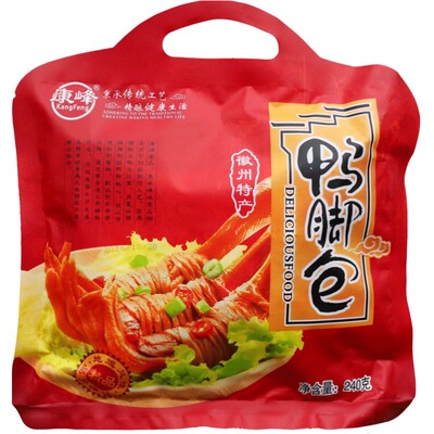 康峰即食鸭脚包鸭翅礼盒装