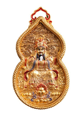 五台山葫芦五爷吊坠唐卡佛牌