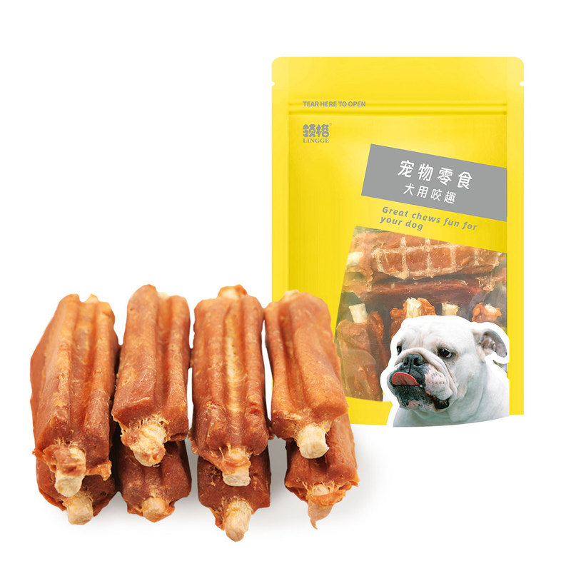 狗狗磨牙棒耐咬洁齿狗咬胶泰迪肉干金毛幼犬宠物小型犬领格狗零食