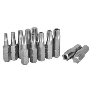 LABEAR乐博梅花批头实心/空心有孔六角星型短批咀起子头S2带磁