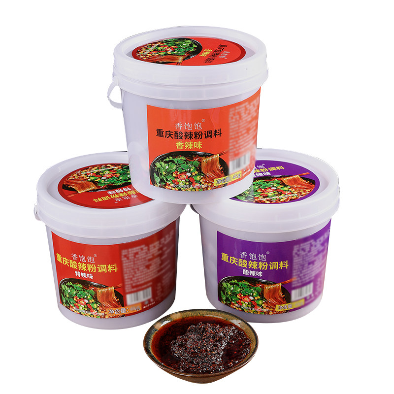 香饱饱重庆酸辣粉调料香辣特辣底料米线酱商用配方开店专用8斤装