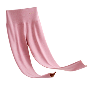 猫人保暖裤女士羊毛蚕丝无痕发热秋冬季加绒加厚高腰打底秋裤新款