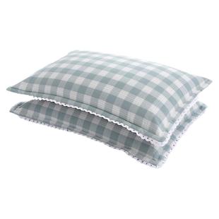 全棉纯小米壳枕头水洗棉谷糠谷壳填充枕芯加枕套成人宿舍学生护颈