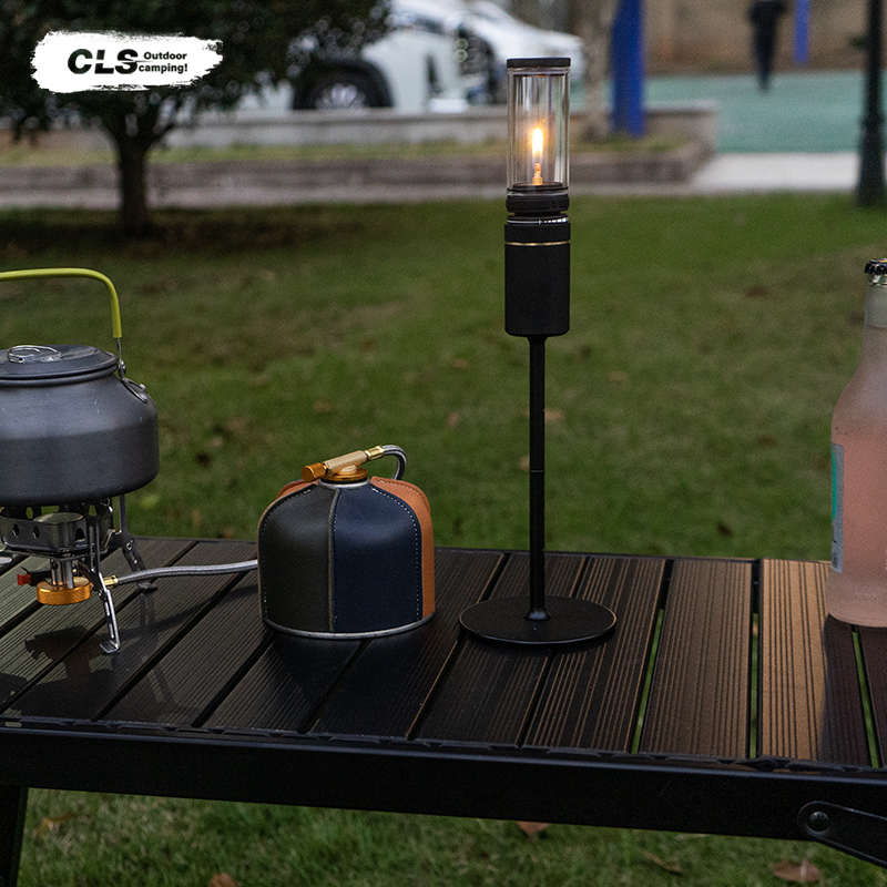 CLS户外露营折叠桌灯架便携可拆卸营地氛围灯座相机直播架支撑架