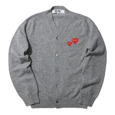 男装针织衫潮牌爱心缝饰