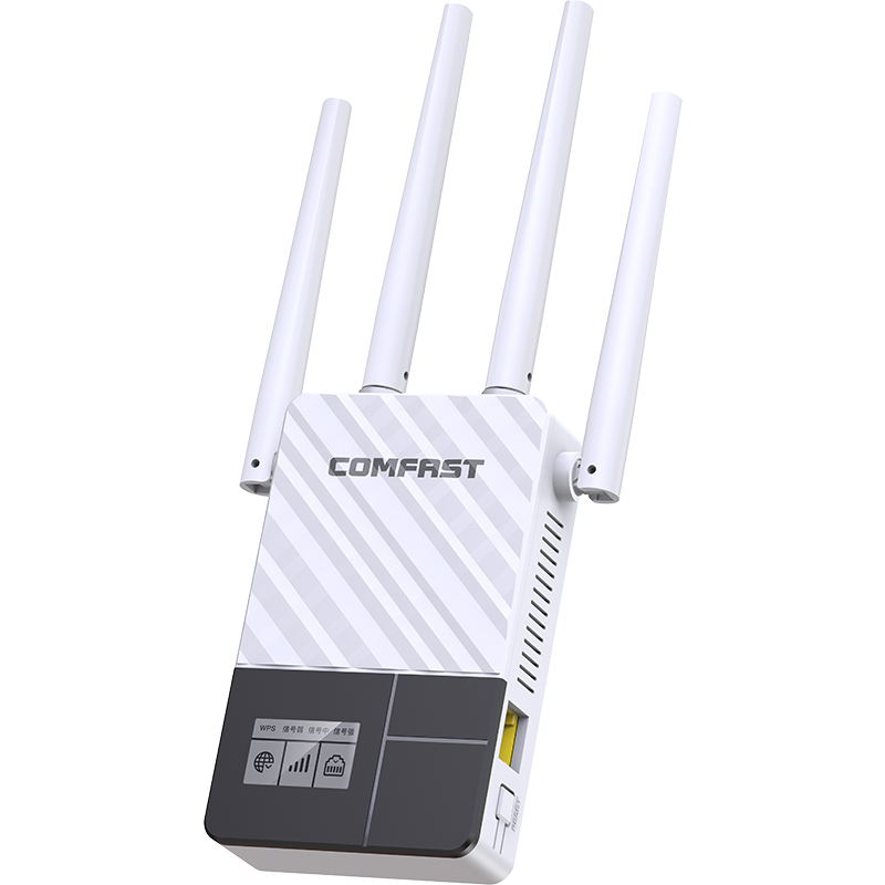 COMFAST wifi信号扩大器1200M双频5G高速放大信号屏显家用千兆穿墙借网无线网络中继器路由器扩展增强器