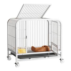 狗笼子中大型犬带厕所加固方管超强承重室内金毛拉布拉多宠物围栏