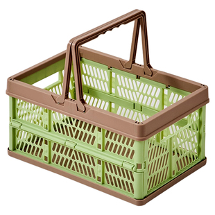 折叠收纳筐收纳篮家用杂物储物收纳盒户外露营收纳玩具衣服零食篮