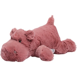 小河马抱枕安抚床上睡觉可爱长毛绒玩具公仔布娃娃儿童生日礼物女