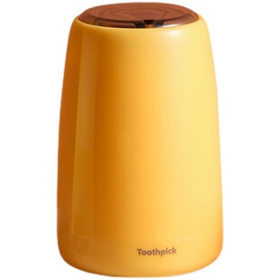 自动牙签盒家用时尚创意按压式商用牙签筒网红便携个性定制发射器