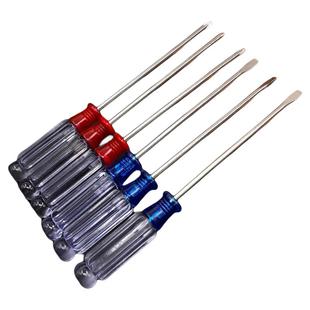 小水晶螺丝刀十字一字螺丝刀3MM透明柄起子带磁起子方便携带工具