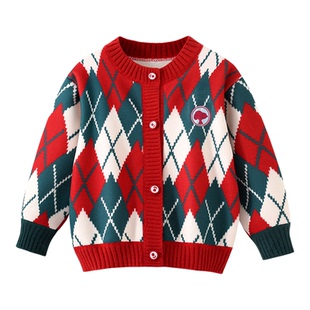 史努比女童秋冬毛衣开衫2025新款儿童针织衫上衣男童时尚休闲外套