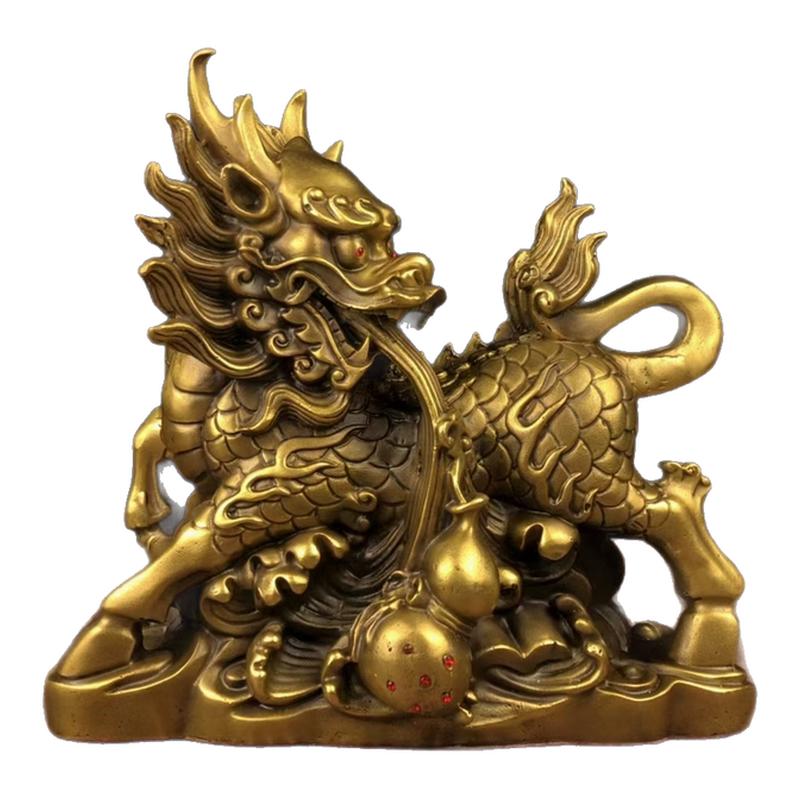 如意麒麟葫芦祥云送礼桌面摆件