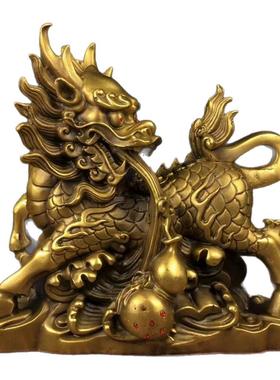 如意麒麟葫芦祥云送礼桌面摆件