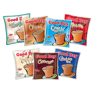 香港版印尼good day好日子3合1速溶咖啡600克 美天咖啡办公室提神