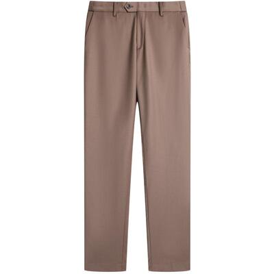 劲霸男装秋冬男士商务休闲羊毛西装裤直筒正装裤HQBT3131